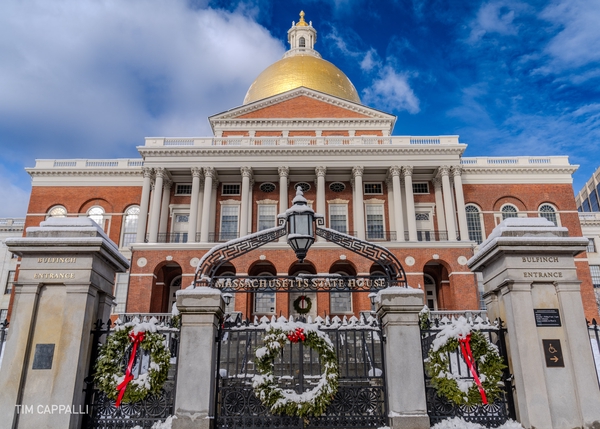 First Boston Snow - Winter 2024