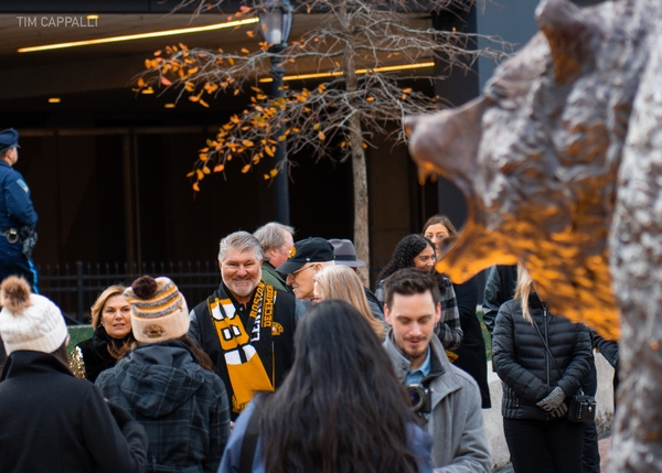 Bruins Centennial Legacy Monument Unveiling Ceremony