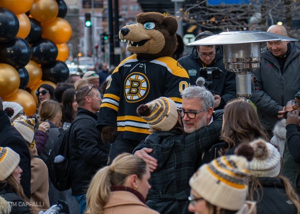 Bruins Centennial Legacy Monument Unveiling Ceremony