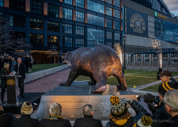 Bruins Centennial Legacy Monument Unveiling Ceremony