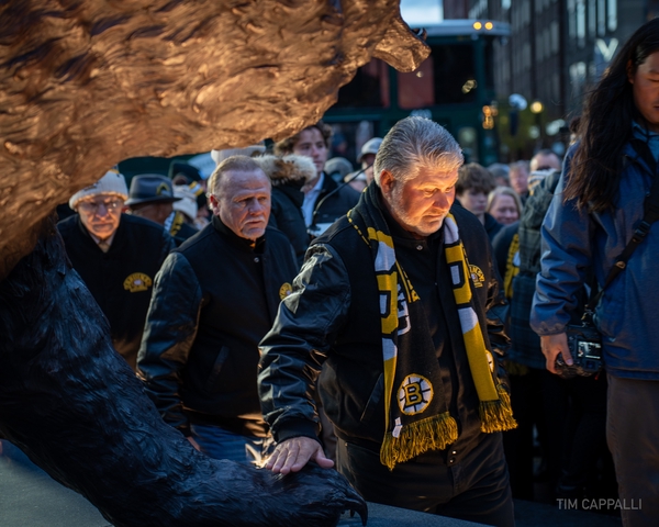 Bruins Centennial Legacy Monument Unveiling Ceremony