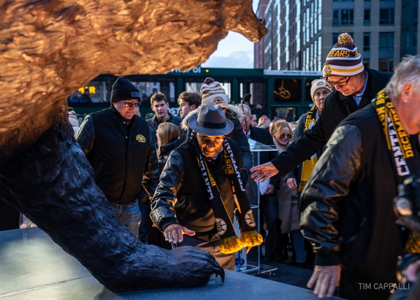 Bruins Centennial Legacy Monument Unveiling Ceremony
