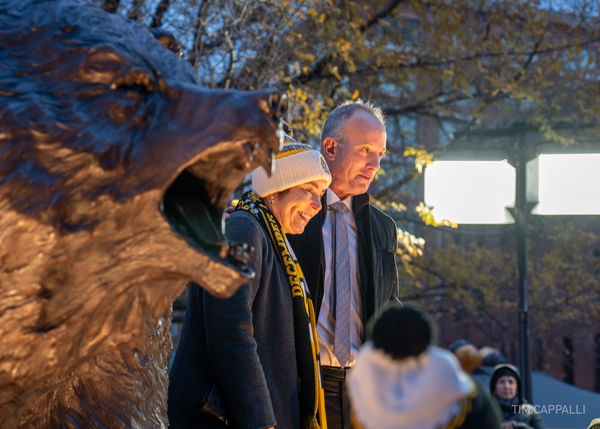 Bruins Centennial Legacy Monument Unveiling Ceremony