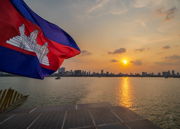 Sunset on the Mekong River 🇰🇭