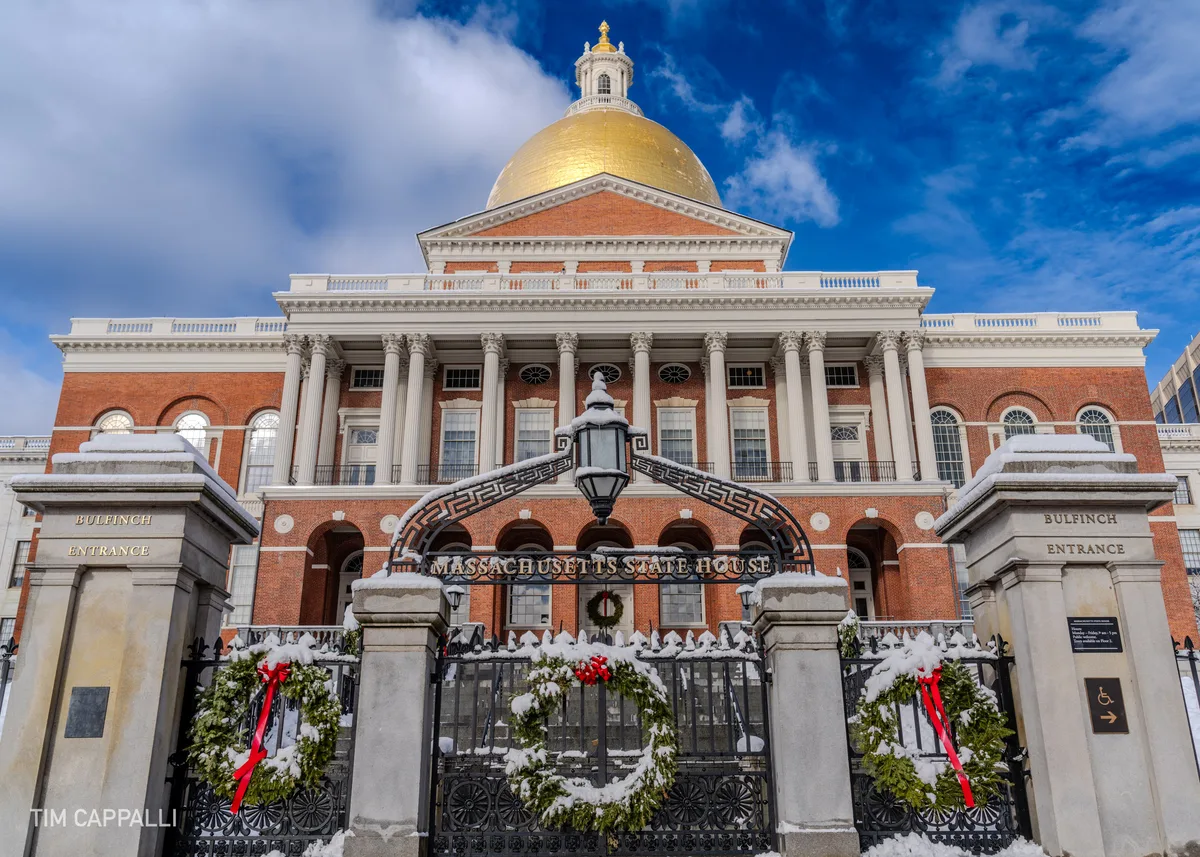 First Boston Snow - Winter 2024